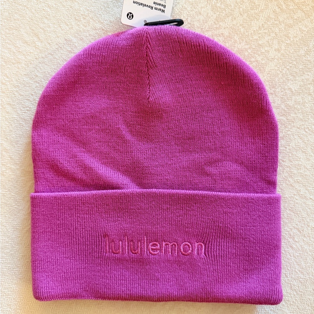 Lululemon Warm Revelation Beanie Wordmark